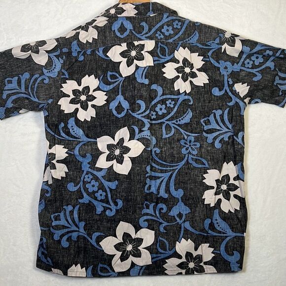 Vintage Hawaiian Go Barefoot short sleeve Button up Shirt USA Made - Mens Large - Picture 6 of 6